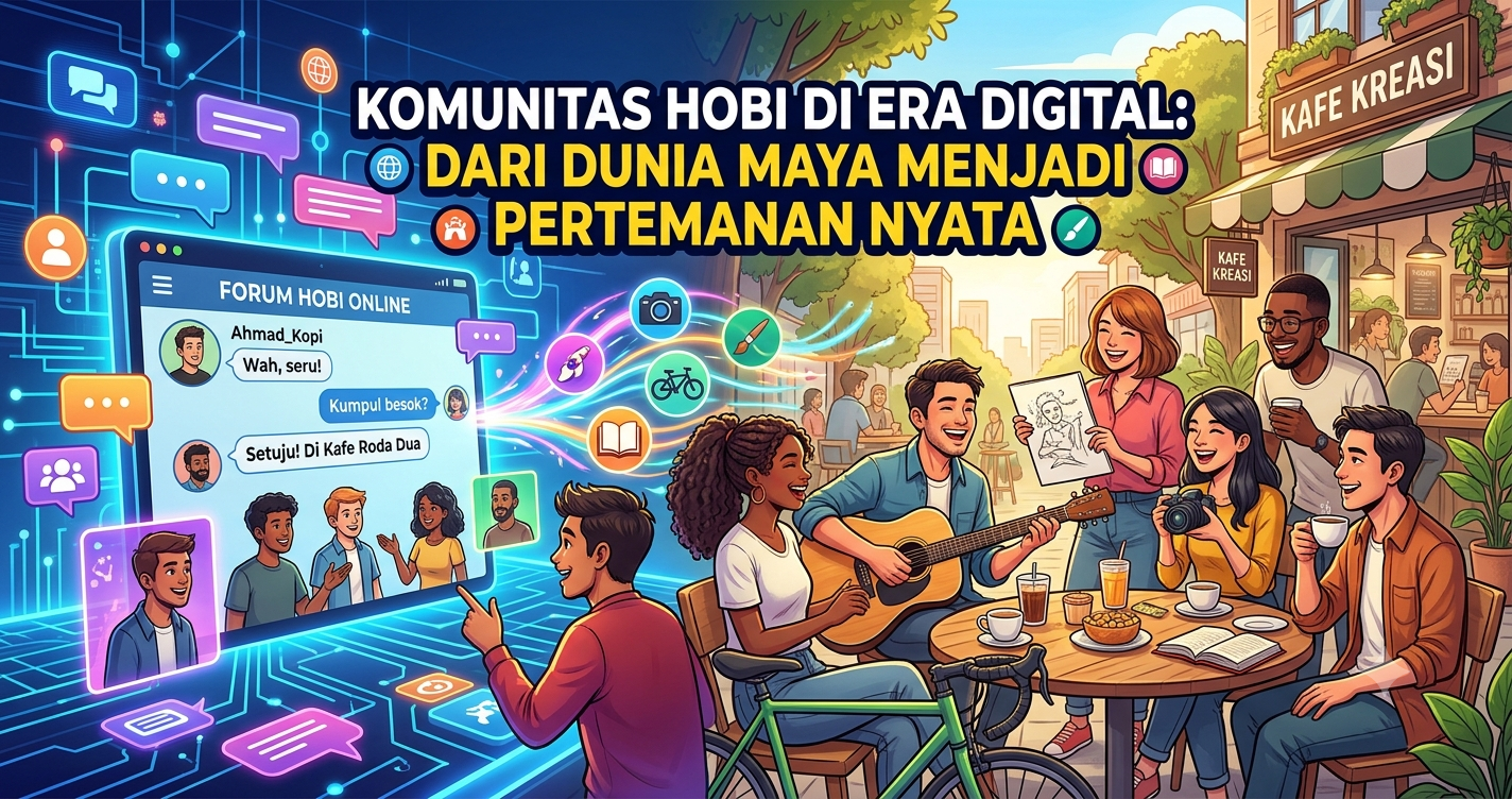 Komunitas Hobi di Era Digital: Dari Dunia Maya Menjadi Pertemanan Nyata