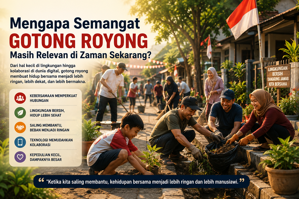 Mengapa Semangat Gotong Royong Masih Relevan di Zaman Sekarang?