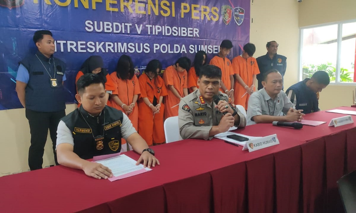 Polda Sumsel Ungkap Kasus Penjualan Nomor WhatsApp ke Cina, 7 Orang Ditangkap!