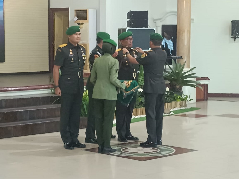 Pangdam II/Sriwijaya Lantik Brigjen TNI Adri Koesdiyanto Sebagai Danrem 044/Gapo