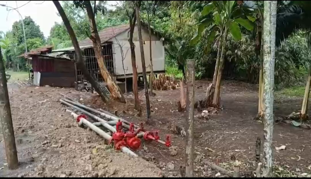 Pertamina Belum Ganti Rugi Rumah dan Kebun Warga Pasca kebocoran Pipa di Desa Muara Sungai