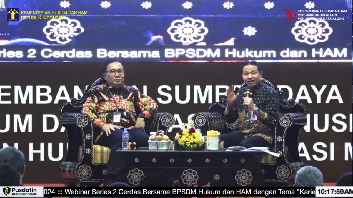  ASN Kemenkumham Sumsel Dapat Suntikan Motivasi Melalui Webinar