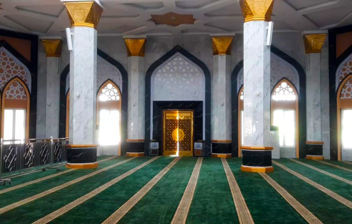 Ada ‘Pintu Ka’bah dan Pintu Masjid Nabawi’ di Masjid Agung An-Nur Tanjung Senai Ogan Ilir