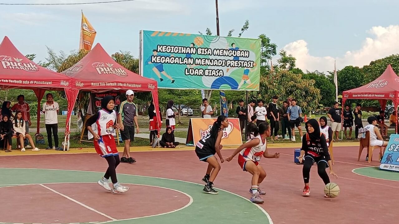 SMP Negeri 19 Palembang Melaju ke Babak Final 3x3 Basketball Piala Pangdam II Sriwijaya