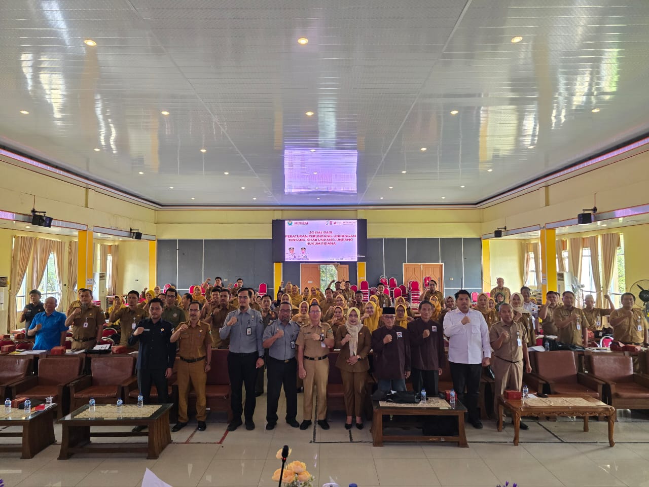 Kanwil Kemenkum Sumsel Sosialisasikan KUHP Baru di Kabupaten Muara Enim