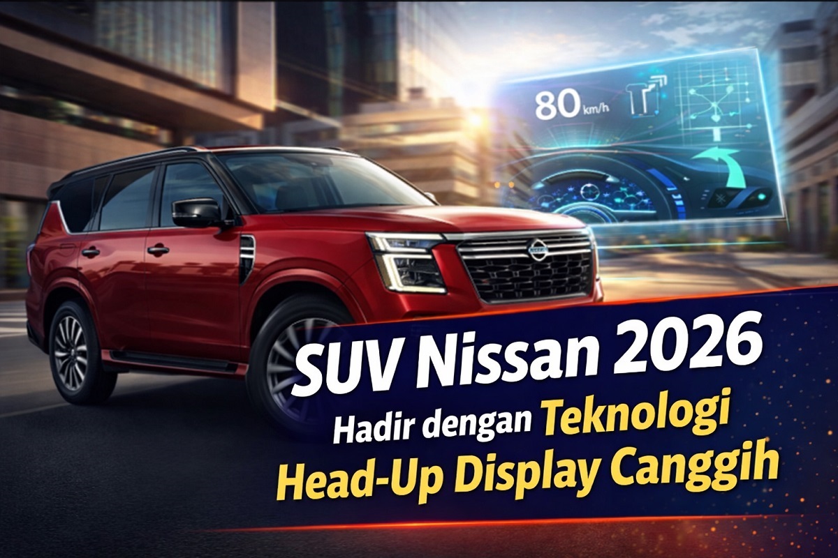 SUV Nissan 2026 Hadir dengan Teknologi Head-Up Display Canggih