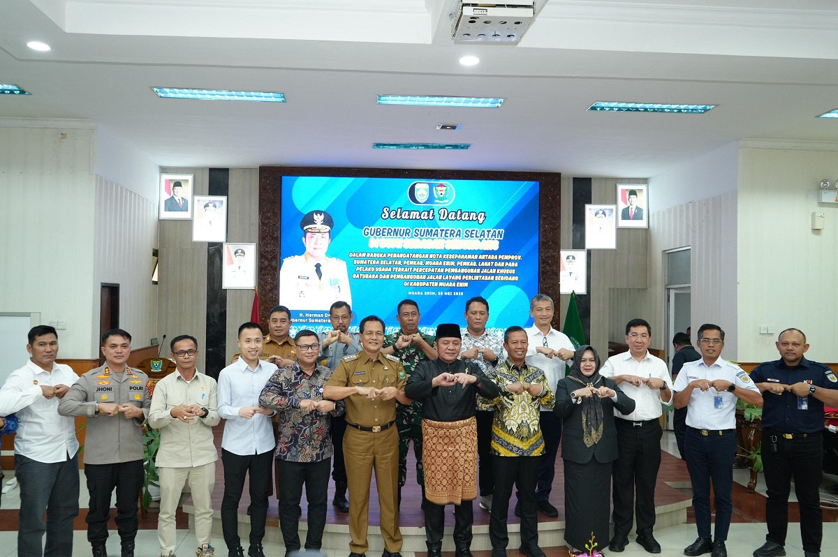 PT KAI Bersama Pemprov Sumsel Dukung Pembangunan 5 Flyover di Muara Enim Demi Tingkatkan Keselamatan