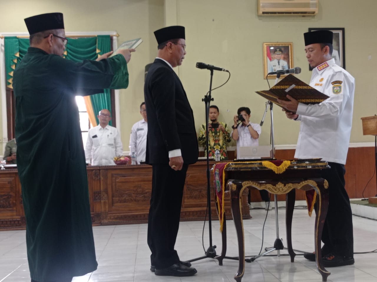 Tim Evaluasi Tak Perpanjang Jabatan Achmad Tarmizi, Pj Bupati OKU Lantik Pj Sekda OKU