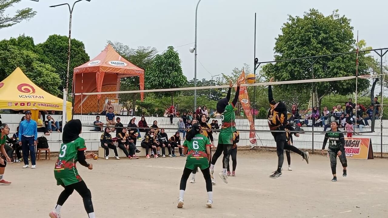 Muba Tundukkan Caroline Palembang 3-2 dalam Lanjutan Piala Pangdam II Sriwijaya Cabor Bola Voli