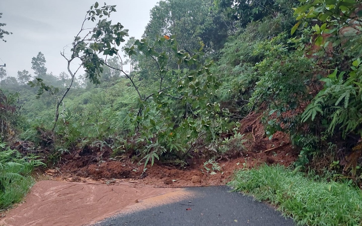Diterpa Hujan Deras, Jalan Lintas Provinsi di Semendo Darat Laut Tertimbun Longsor