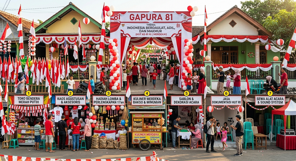 Mau Tambah Penghasilan? Coba 7 Ide Usaha yang Laris Menjelang HUT ke-81 RI