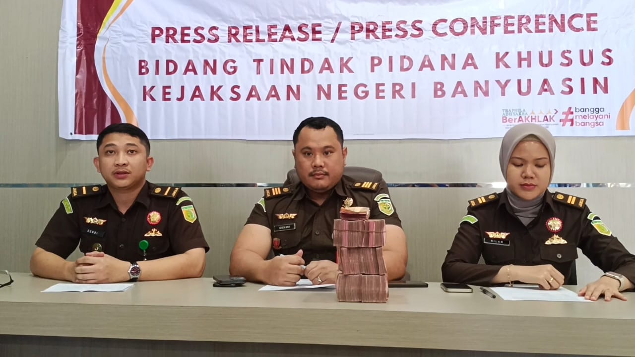 Prestasi Kejari Banyuasin: Uang Pengganti Korupsi Proyek RS Kusta Rp300 Juta Lebih Berhasil Diamankan