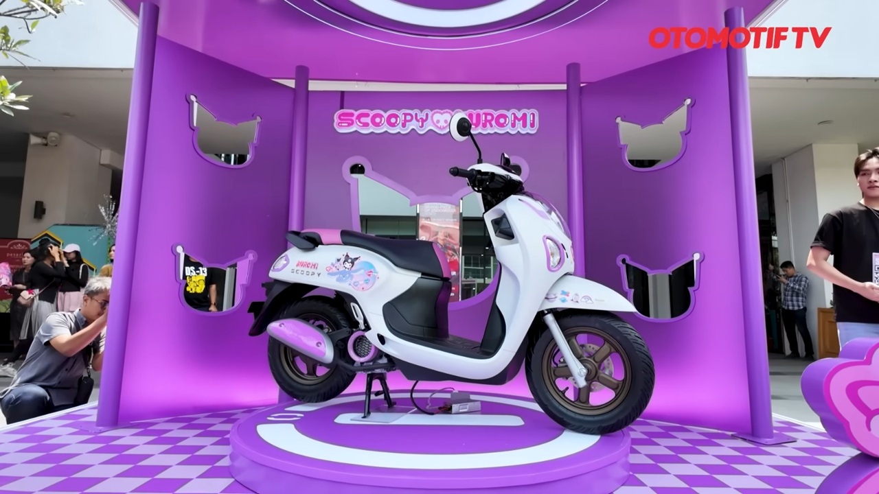 Honda Scoopy Kuromi Edition: Kolaborasi Super Imut dari AHM dan Sanrio