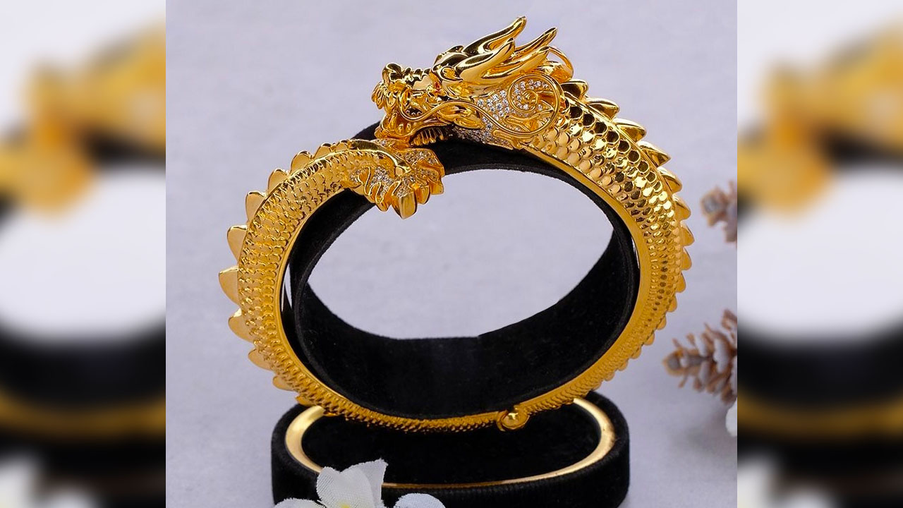 Model Gelang Emas Naga 916, Perhiasan Mewah yang Memancarkan Kesan Berwibawa