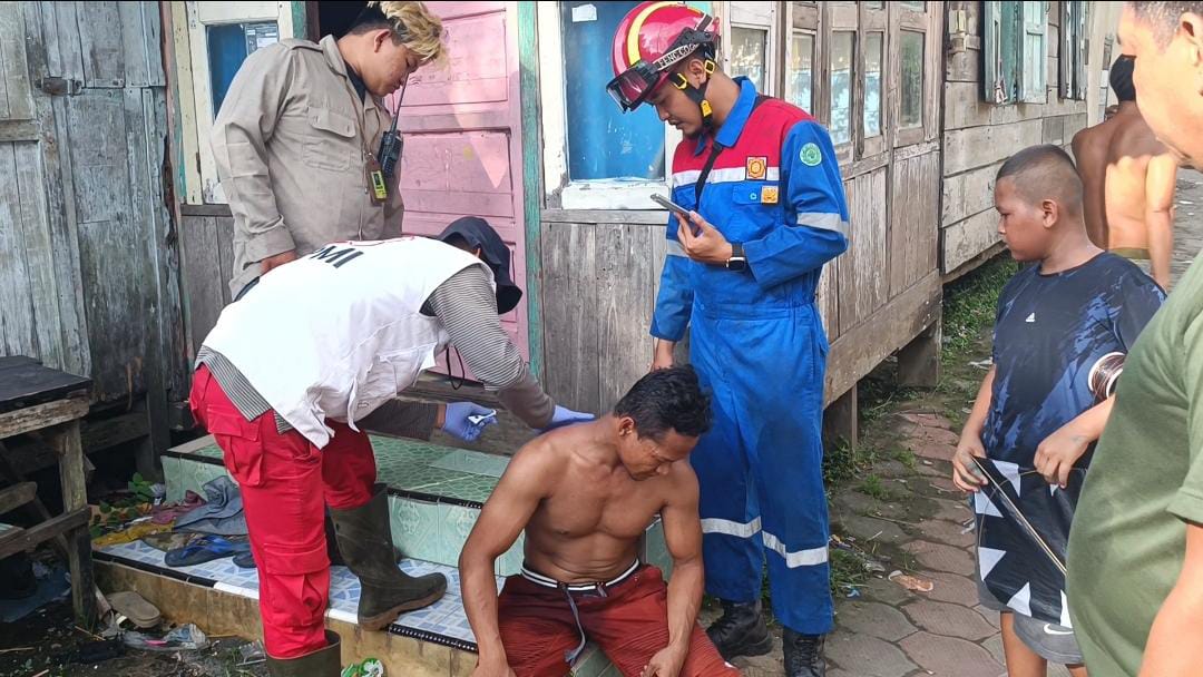 Aksi Heroik! Kebakaran Rumah di 14 Ulu Palembang, Ayah Terluka Bakar Saat Selamatkan Anak Istri