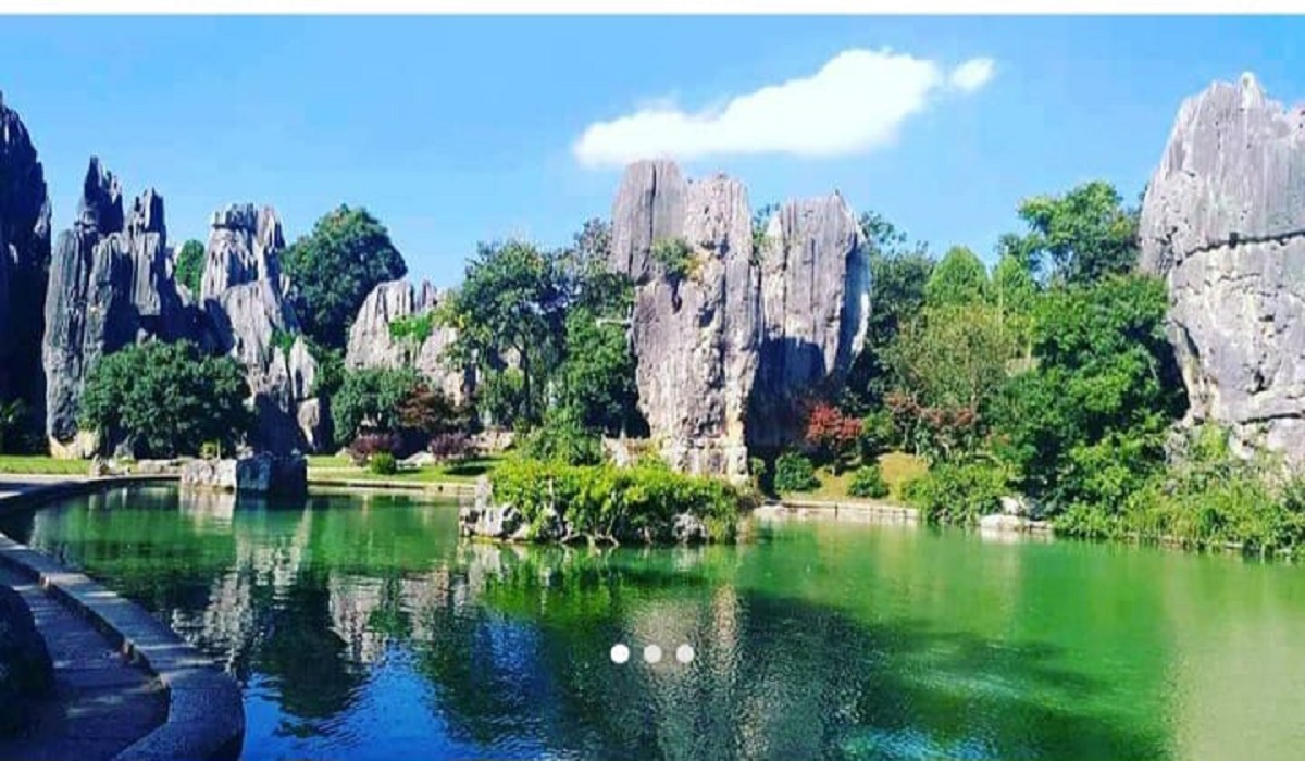 Bikin Melongo! Romantisme Legenda Cinta Ashima di Hutan Batu South China Karst di Yunnan Tiongkok