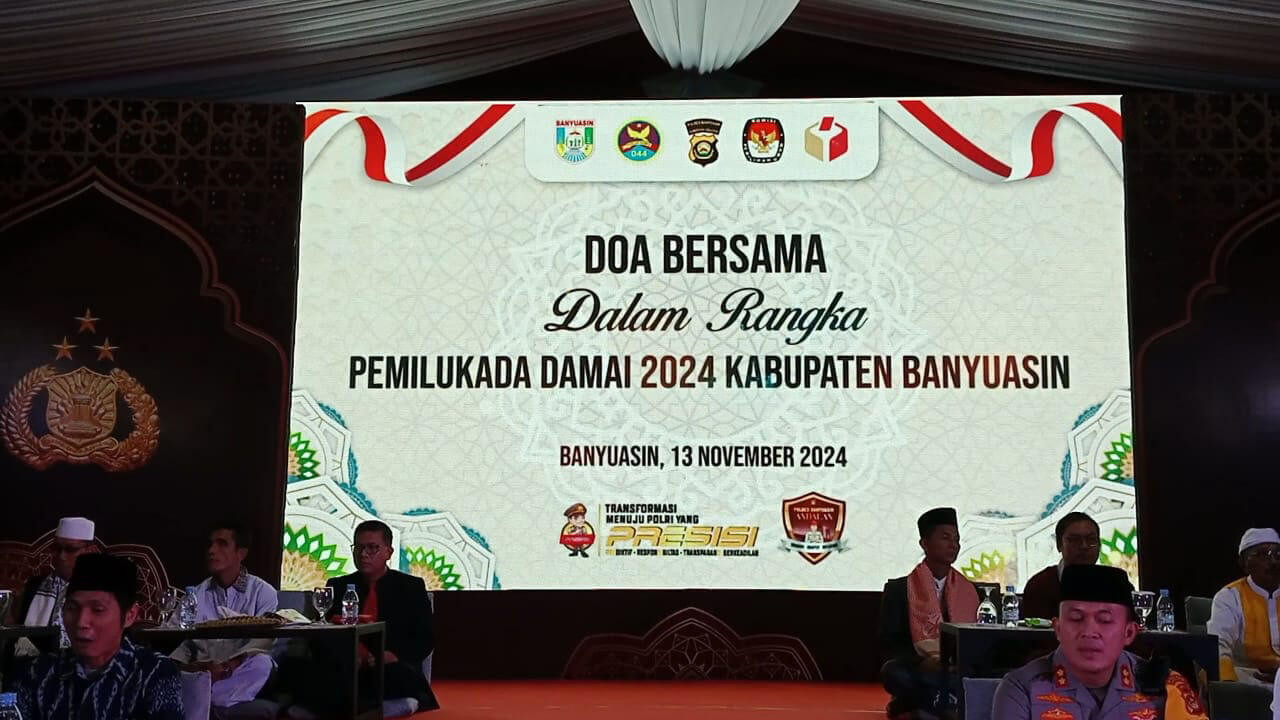 Polres Banyuasin Gelar Doa Lintas Agama Demi Wujudkan Pilkada 2024 Aman dan Damai