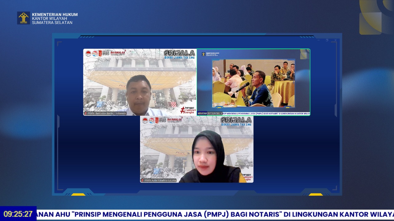 Kemenkum Sumsel Perkuat Pemahaman PMPJ dalam Sosialisasi Layanan AHU di Wilayah