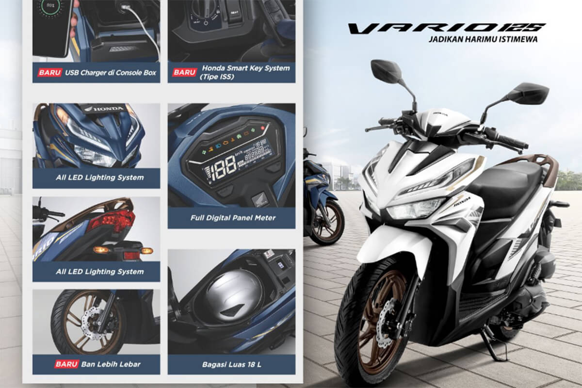 Review Lengkap Honda Vario 125, Motor Matic Terbaik 125 cc!