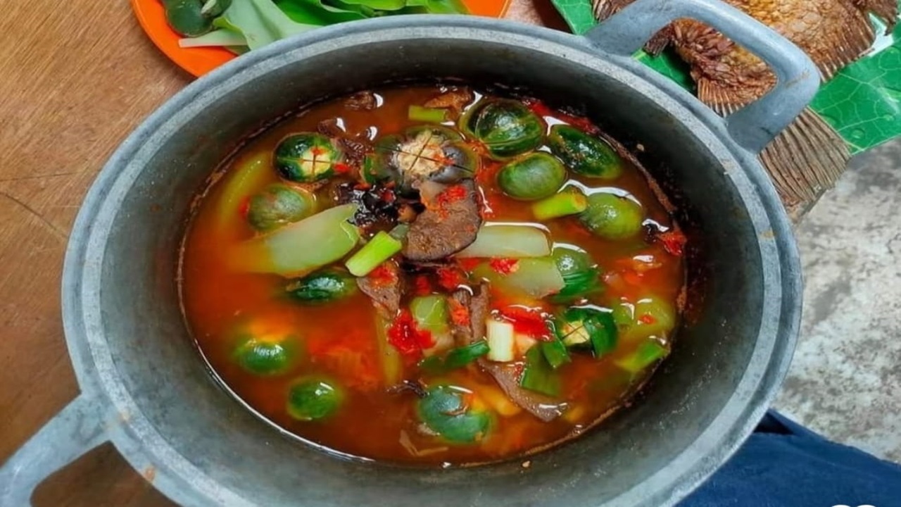 Lezatnya Hehancang Tehung, Kuliner Khas Pagar Alam Berbahan Terong Bulat