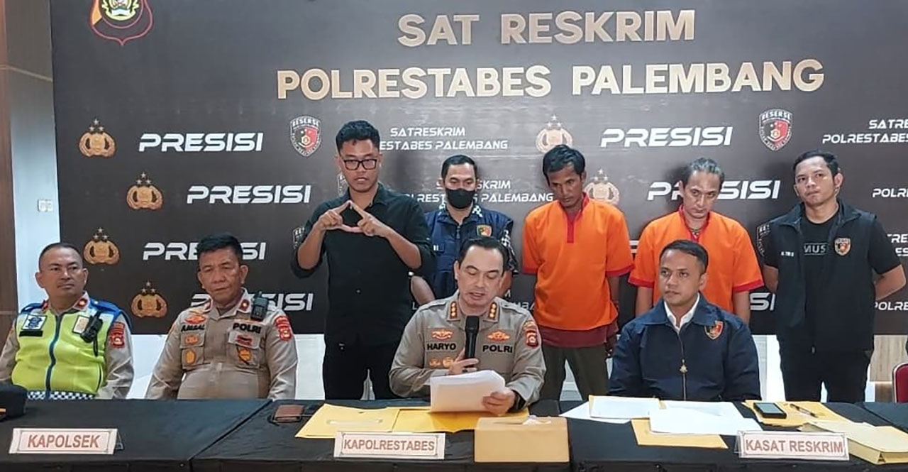 Ungkap Kasus Bengkel Pembuatan Senpi Rakitan di Kota Palembang