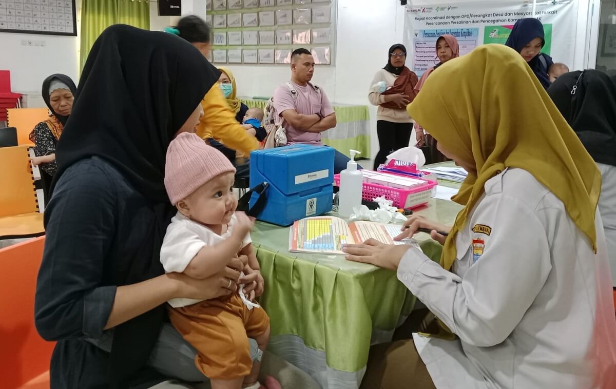 PIN Polio Dimulai, Puskesmas 4 Ulu Palembang Tagetkan 7.286 Anak Dapat Imunisasi