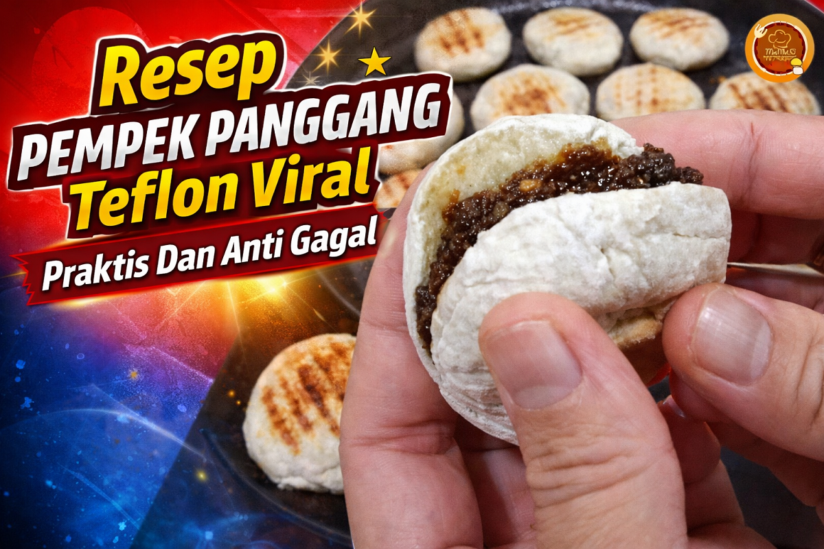 Resep Pempek Panggang Teflon Viral, Praktis Dan Anti Gagal