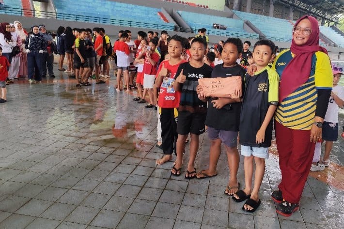 Tirta Sriwijaya Aquatic Club Meriahkan HUT ke-80 RI dengan Lomba Unik di Jakabaring