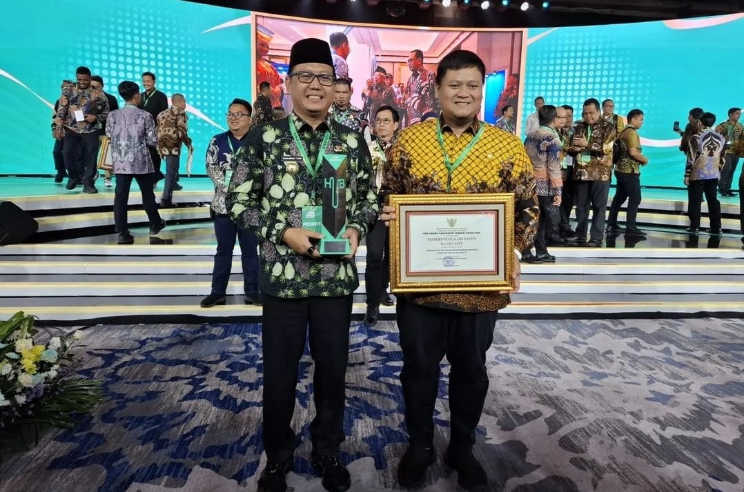  Kabupaten Banyuasin Raih Penghargaan Hub Award Kabupaten Terbaik Tahun 2024.