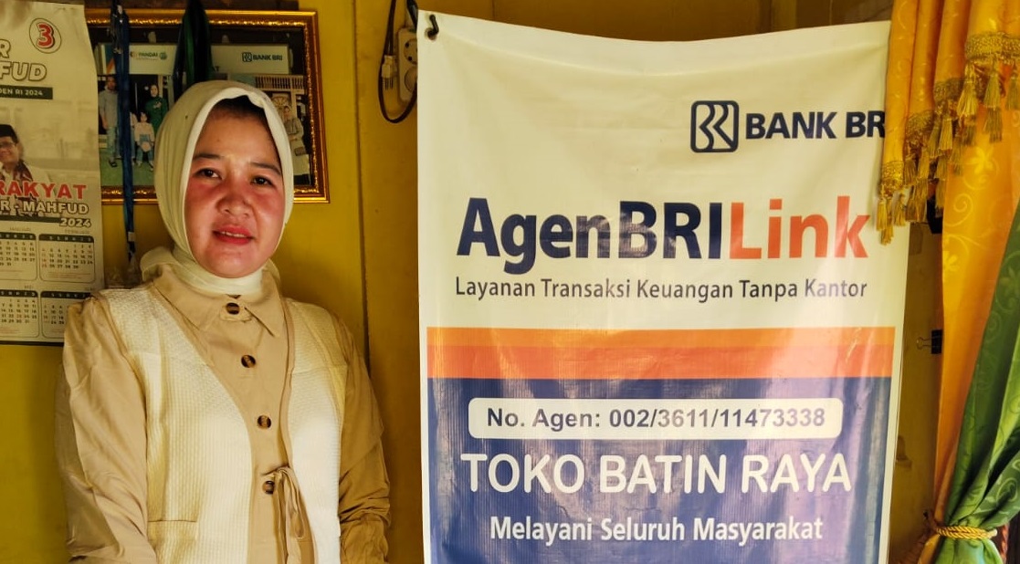 Permudah Tarik Tunai di Desa, Brilink Batin Raya juga Layani Penarikan Bantuan PKH 