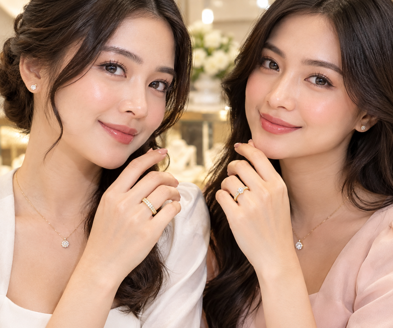 Pesona Cincin Pave Berlian Emas Kuning yang Elegan dan Berkilau