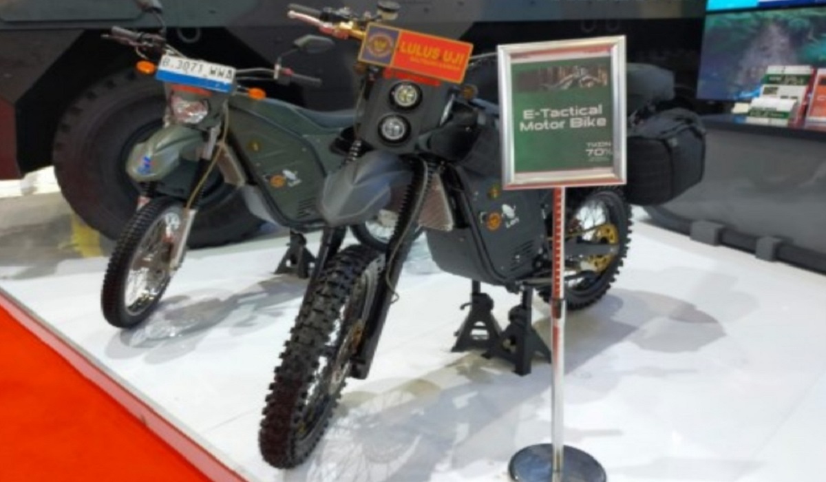 E-Tactical Motor Bike, Motor Tempur Listrik Canggih Buatan Dalam Negeri untuk TNI-Polri