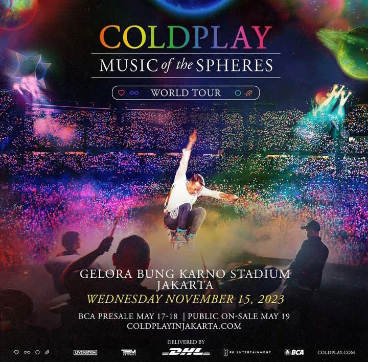 Catat Tanggalnya! Coldplay Konser di Jakarta