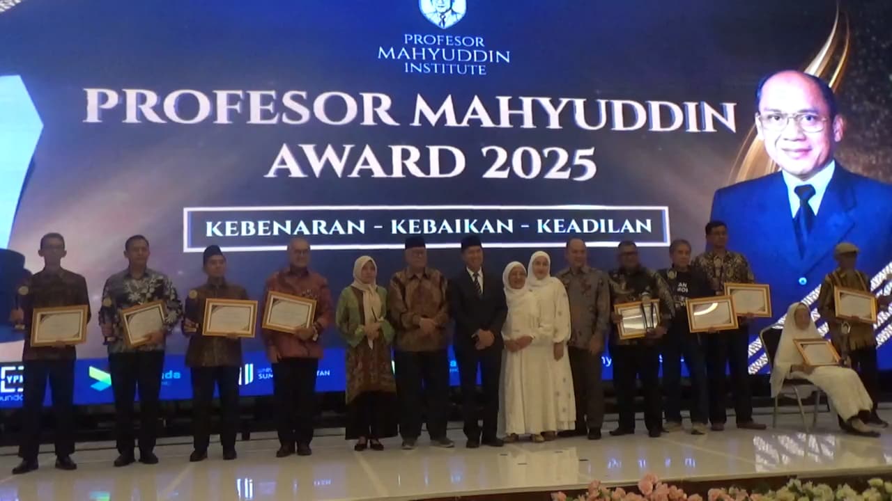 Profesor Mahyuddin Award 2025, Kebaikan Diberi Penghargaan Nyata