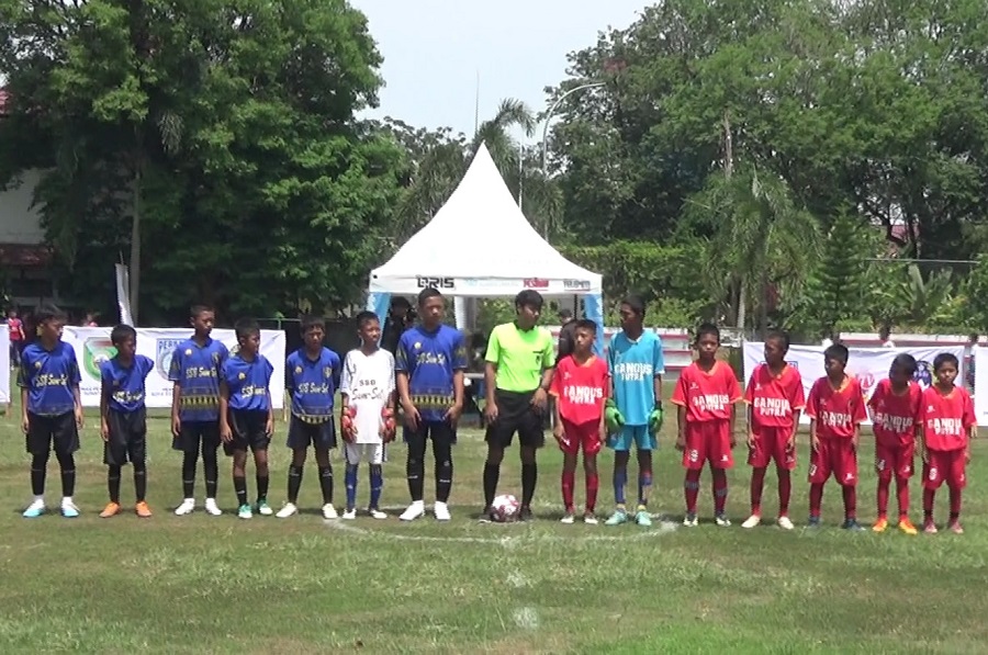 13 Tim Peserta Mini Soccer U-12 Antusias Bertanding, Anak-anak Palembang Unjuk Kebolehan di Lapangan Hijau