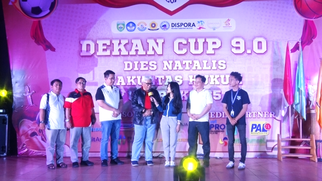 Penutupan Dekan Cup 9.0 Fakultas Hukum Universitas Sriwijaya Berlangsung Meriah