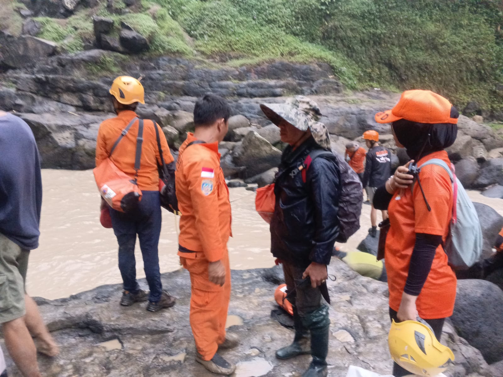 Remaja Asal Pagaralam Diduga Tenggelam di Curug Besemah, Tim SAR Gabungan Lakukan Pencarian