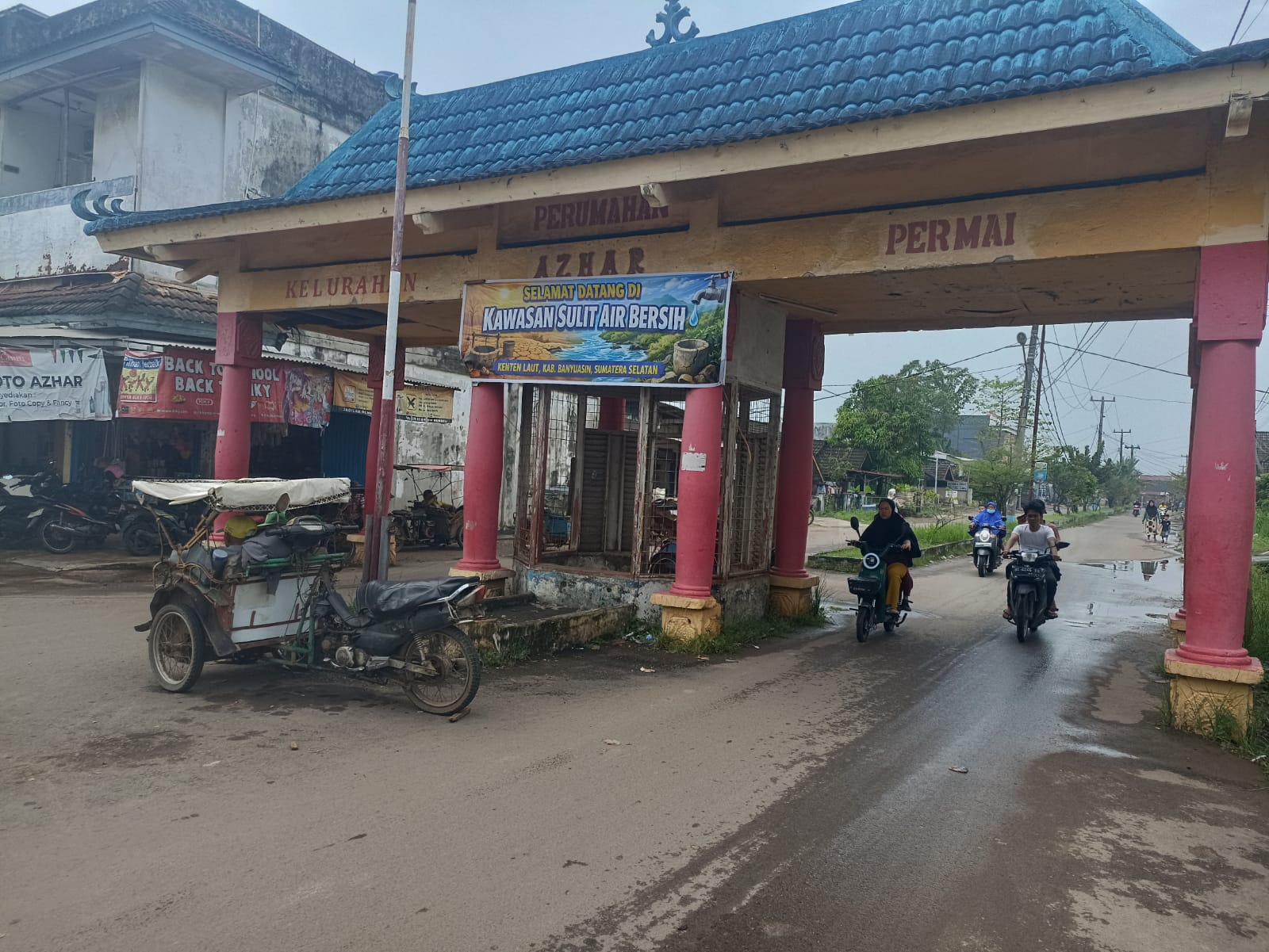 Warga Kenten Laut Keluhkan Krisis Air Bersih, Pasang Spanduk Sindiran