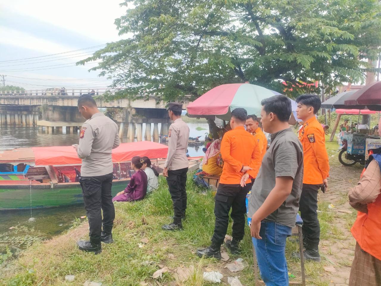 Wisata Speed Boat Indralaya saat Liburan Diawasi Polisi