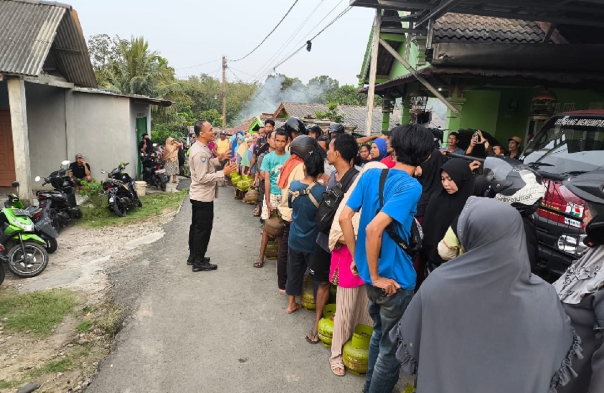 Polres Muara Enim Kawal Ketat Distribusi LPG 3 Kg, Cegah Penyimpangan