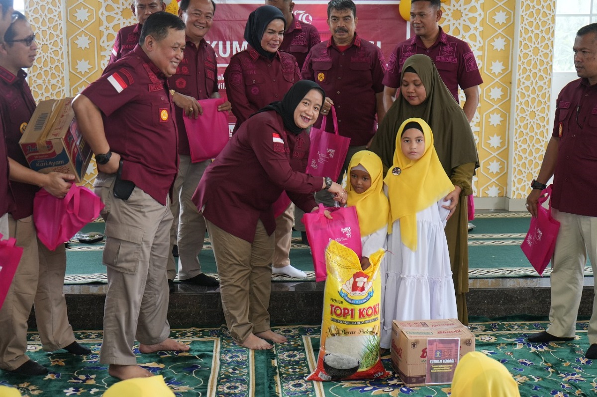 Peringati Hari Pengayoman ke-79, Kemenkumham Sumsel Sumbangkan Sembako dan Pakaian ke Panti Asuhan