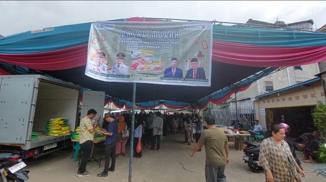 Pasar Murah Ramadan 1447 Hijriah, Diserbu Warga Rusun