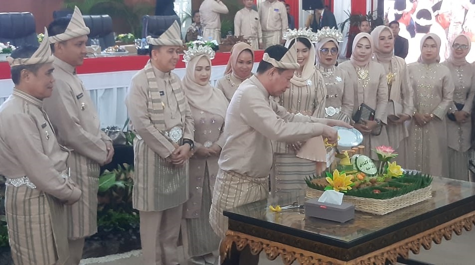 Ketua DPRD Ogan Ilir Suharto HS Pimpin Rapat Paripurna HUT Ke-20 Kabupaten Ogan Ilir
