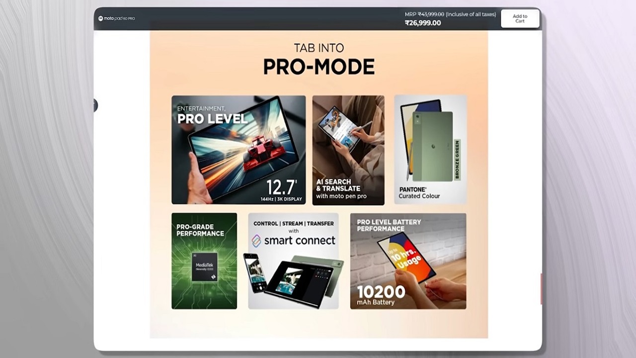 Harga Satu Jutaan, Tablet Terbaru Motorola Siap Guncang Pasar!