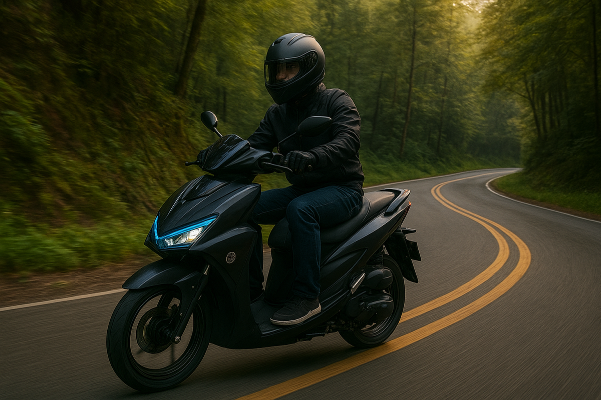 Yamaha Xeon 2025 Hadir dengan Panel Digital Modern, Siap Saingi Skutik Premium