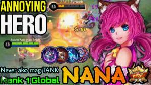 Unstoppable Savage! Build Nana Mobile Legends Tersakit Top Global 2023!