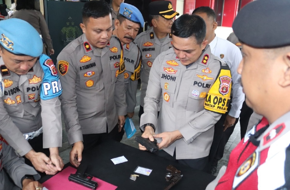 Polres Muara Enim Periksa Senjata Api dan Amunisi Personel, Ada Apa?