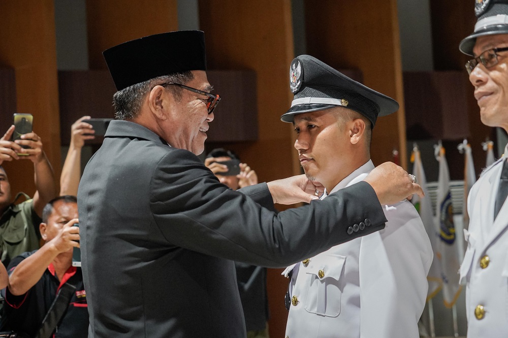 Bupati Muba Lantik Tiga Kades PAW dan Pengurus APDESI