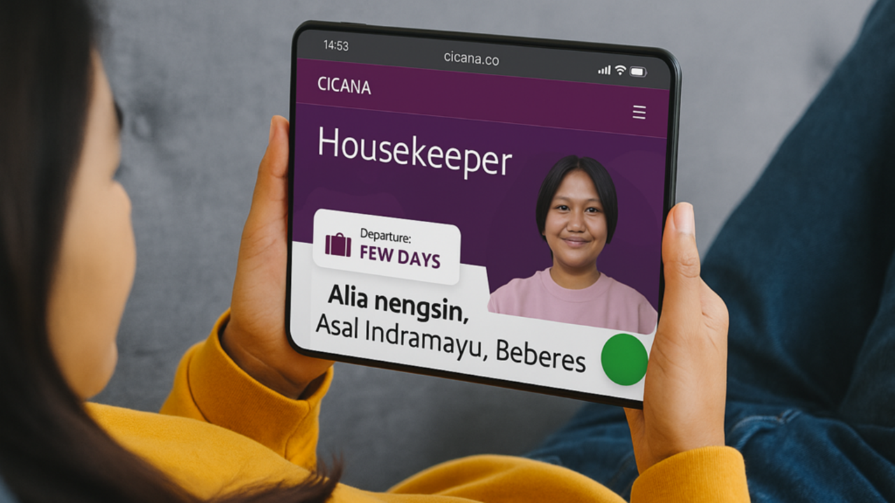 ART Bikin Pusing! Cari Di Platform Digital Cicana Aja, Lebih Aman dan Terjamin