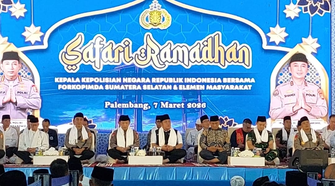 Kapolri Pimpin Safari Ramadan di Polda Sumsel, Tekankan Pentingnya Persatuan Nasional